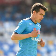 Hirving Lozano titular en el empate entre Napoli y Espanyol