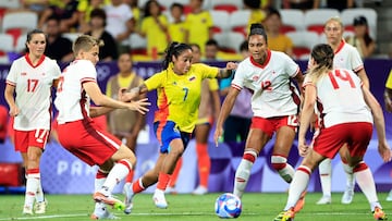 Colombia cae ante Canadá, pero va a cuartos por primera vez