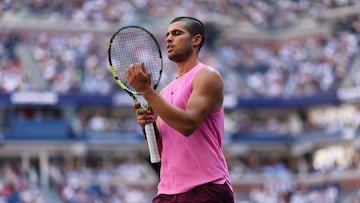 Alcaraz - Lehecka, en directo: cuartos de final del US Open hoy en vivo online