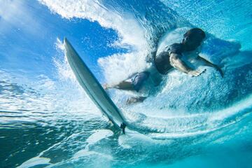 El surfista hawaiano Benji Brand.