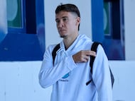 Rodrigo Dourado of San Luis during the 5th round match between Atletico de San Luis and Pumas UNAM as part of the Liga BBVA MX, Torneo Clausura 2025 at Alfonso Lastras Stadium, on February 02, 2025 in San Luis Potosi, Mexico.