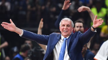 Zeljko Obradovic, entrenador del Partizán Belgrado.
