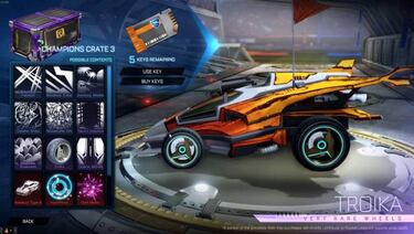 Rocket League descarta las cajas de botín aleatorias de pago