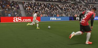 As.com está presente en las vallas publicitarias de FIFA 22