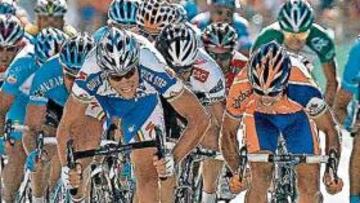 Boonen y Freire, en la pasada Vuelta.