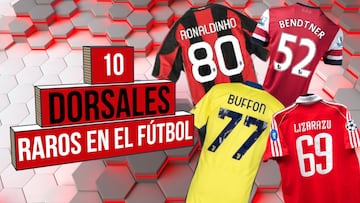 10 historias de jugadores que lucieron dorsales raros de ver ¿Por cuál optará Messi?