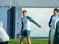 Entrenamiento Málaga CF. Chupete.