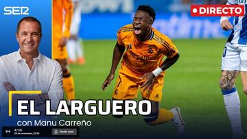 El Larguero, en directo: la lesión de Vinicius y las lágrimas del Cholo