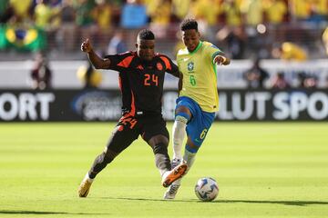 La Selección Colombia y la Selección de Brasil igualaron 1-1 en el cierre del Grupo D de la Copa América, gracias a las anotaciones de Rapinha y Daniel Muñoz.