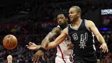 San Antonio Spurs guard Tony Parker (9)
