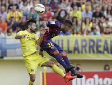 Dani Alves y Jaume Costa.