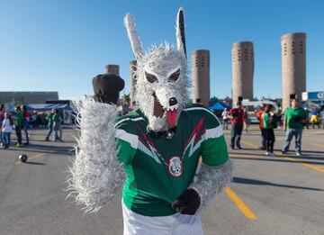 El color de la afición en el México vs Trinidad y Tobago