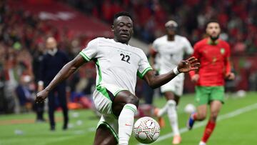 RABAT (Morocco), 14/01/2026.- Akor Jerome Adams of Nigeria in action during the CAF Africa Cup of Nations 2025, semifinal match between Nigeria and Morocco in Rabat, Morocco, 14 January 2026. (Marruecos) EFE/EPA/JALAL MORCHIDI