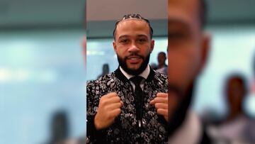 Depay vivió la clasificación de Corinthians con mucha pasión. Se le ve como si fuera un hincha más del equipo de Sao Paulo.