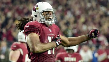 Larry Fitzgerald ,receptor estrella de Arizona, debe ser el gran clavo al que se agarren los Cardinals para intentar acabar con los Panthers.