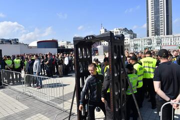 El Olímpico de Kiev se empieza a preparar para la final de la Champions