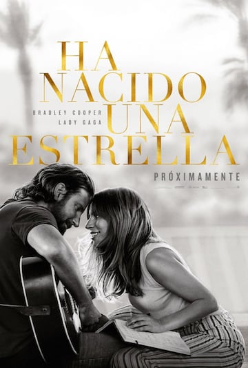 Fecha de estreno 5 de octubre de 2018 (2h 16min)
Dirigida por Bradley Cooper
Reparto Lady Gaga, Bradley Cooper, Sam Elliott más
Géneros Drama, Romántico
País EE.UU.