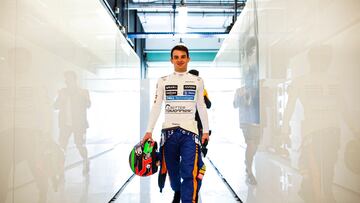 19/12/21 Pato O'ward, piloto McLaren de la Indycar probando el F1 el martes pasado en los test de Abu Dabi