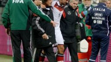 Sami Khedira, como Modric, también se rompió en San Siro