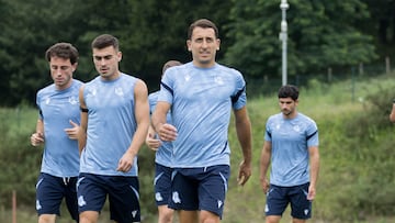 Entrenamiento de la Real Sociedad de esta pretemporada.