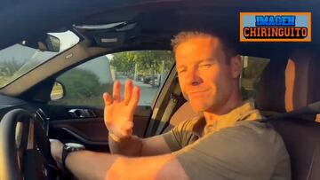 Expectación en Valdebebas: el baño de masas de Xabi Alonso en su llegada