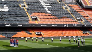 Tributo a Reina en Mestalla
