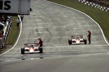 Nuevamente el francés se jugaba el título en el cierre de campeonato y otra vez le salió cruz, además por medio punto, la diferencia más corta en toda la historia. Su victoria de Nurburgring le dejaba a 3,5 puntos de Lauda, su compañero en McLaren. La parrilla le daba cierta ventaja al francés, quien partía 2º, por el 11º del austriaco. El triunfo de ‘El Profesor’ y los nueves puntos logrados fueron insuficientes por la remontada de Niki hasta el segundo puesto, favorecida por el abandono de Mansell y los seis puntos que cosechó para dejar el marcador final en 72-71,5.