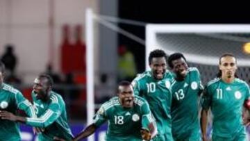 Nigeria celebra la clasificación.