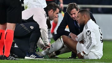 What is Kylian Mbappe's injury?