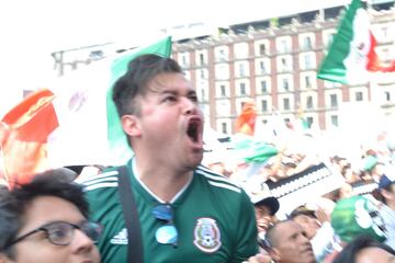 Así se vivió la derrota de la Selección Mexicana en el Zócalo de la CDMX