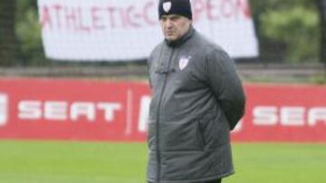 Bielsa, en la sesión de ayer.