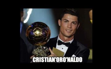 Los memes del Balón de Oro 2017