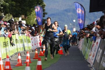 El apoyo de los fanáticos a los competidores se sintió en toda la ruta.