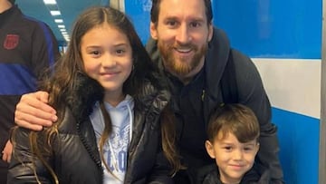 Lionel Messi y su gran gesto con los hijos de David Ospina