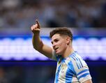 Julián Álvarez vuelve a anotar con Argentina