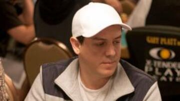 Carlos Mortensen, el mayor ganador de la historia del World Poker Tour, en el Campeonato del Mundo de 2011.