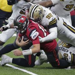 Los Saints ya agarraron de cliente a Tom Brady y los Buccaneers