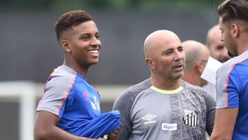 Rodrygo alucina con Sampaoli en su primer cara a cara