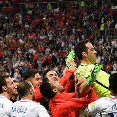 Chile (3)0-0 (0) Portugal: Bravo pasa a Cristiano y la Roja avanza a la final