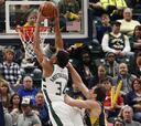 Los Pacers caen en Milwaukee y los cuatro grandes no fallan
