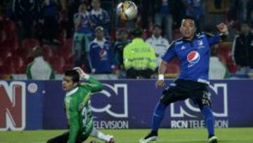 En la Liga Águila, Fernando Uribe ha marcado siete anotaciones.