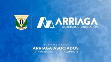 Arriaga Asociados se convierte en patrocinador del Leganés