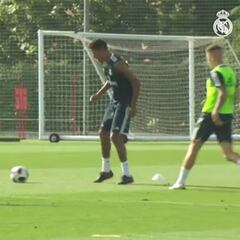 Marcelo, Kovacic, Varane y Casemiro siguen con su puesta a punto con el Castilla