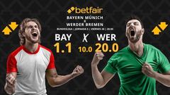 Bayern Múnich vs. Werder Bremen: horario, dónde ver, pronósticos y clasificación