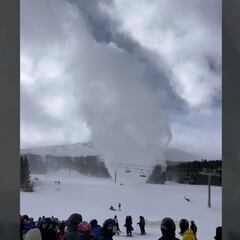 Watch this incredible “snownado” at Colorado ski resort