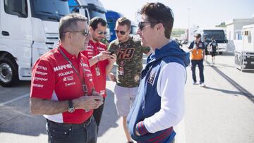 Aspar y Hayden, en Jerez en 2015.