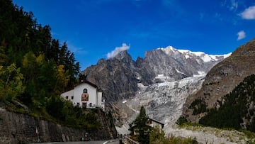 Imagen de Courmayeur, municipio que acogerá la llegada de la 14ª etapa del Giro de Italia 2019.