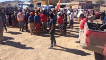 Cobresal fue esperado por casi 500 personas en Diego de Almagro. 