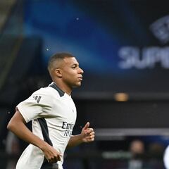 Did Kylian Mbappé score on his debuts for Monaco, PSG and France? When was his first goal?
