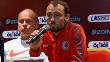 El futbolista español internacional por Hong Kong Dani Cancela.